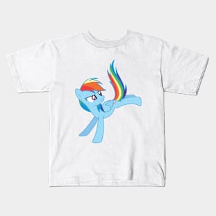 Rainbow Dash buck Kids T-Shirt